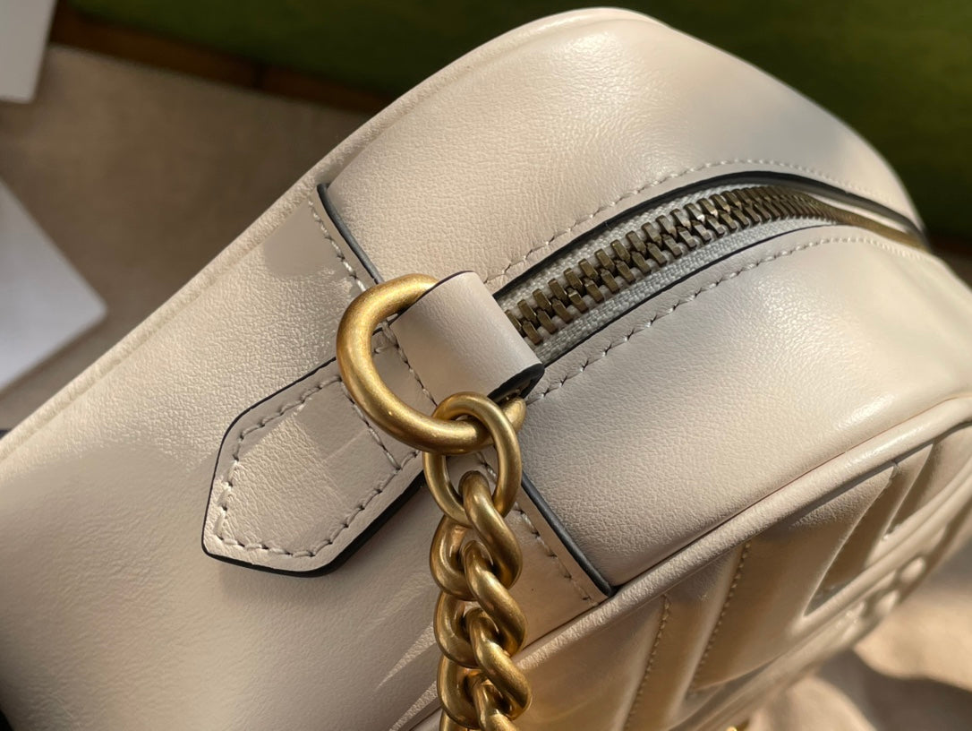 Gucci GG Marmont Leather Chain Crossbody Style 5