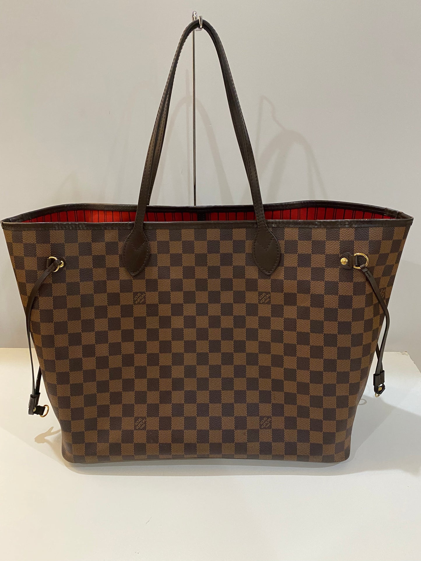 LOUIS VUITTON Damier Ebene GM Neverfull Tote