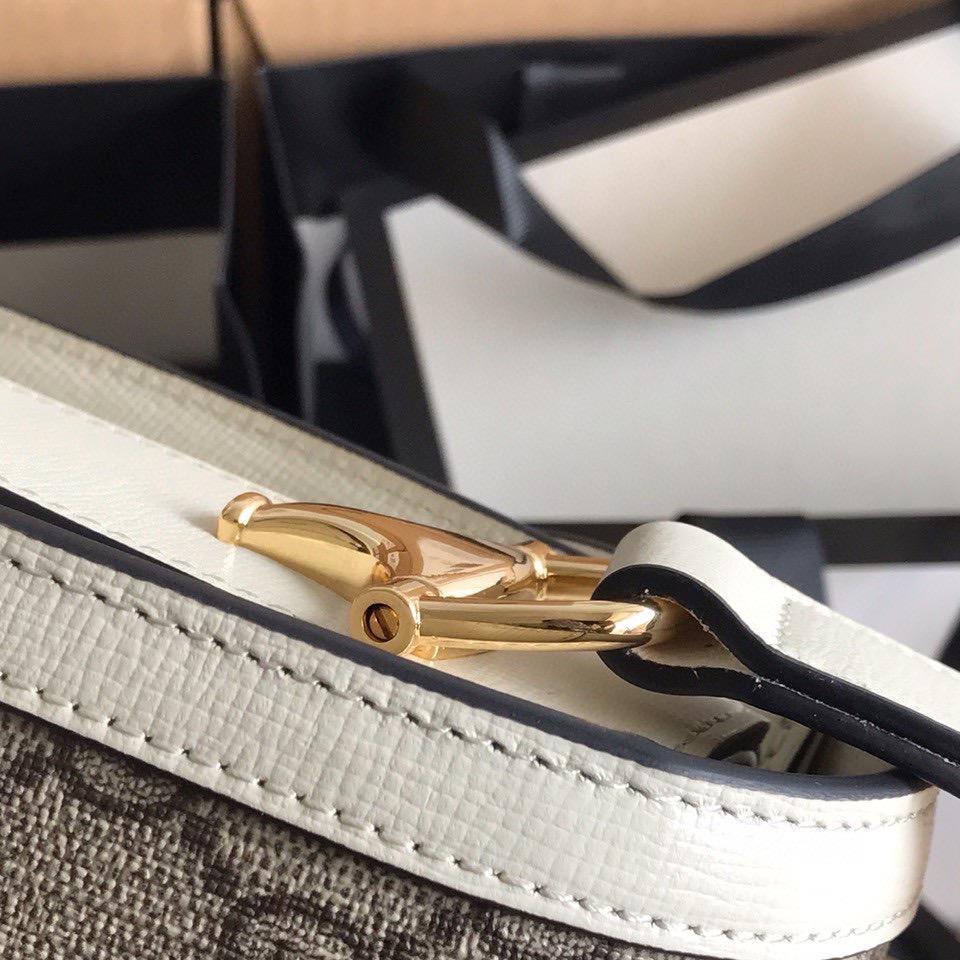 Gucci Horsebit Leather Nylon Shoulder Bag Style 8