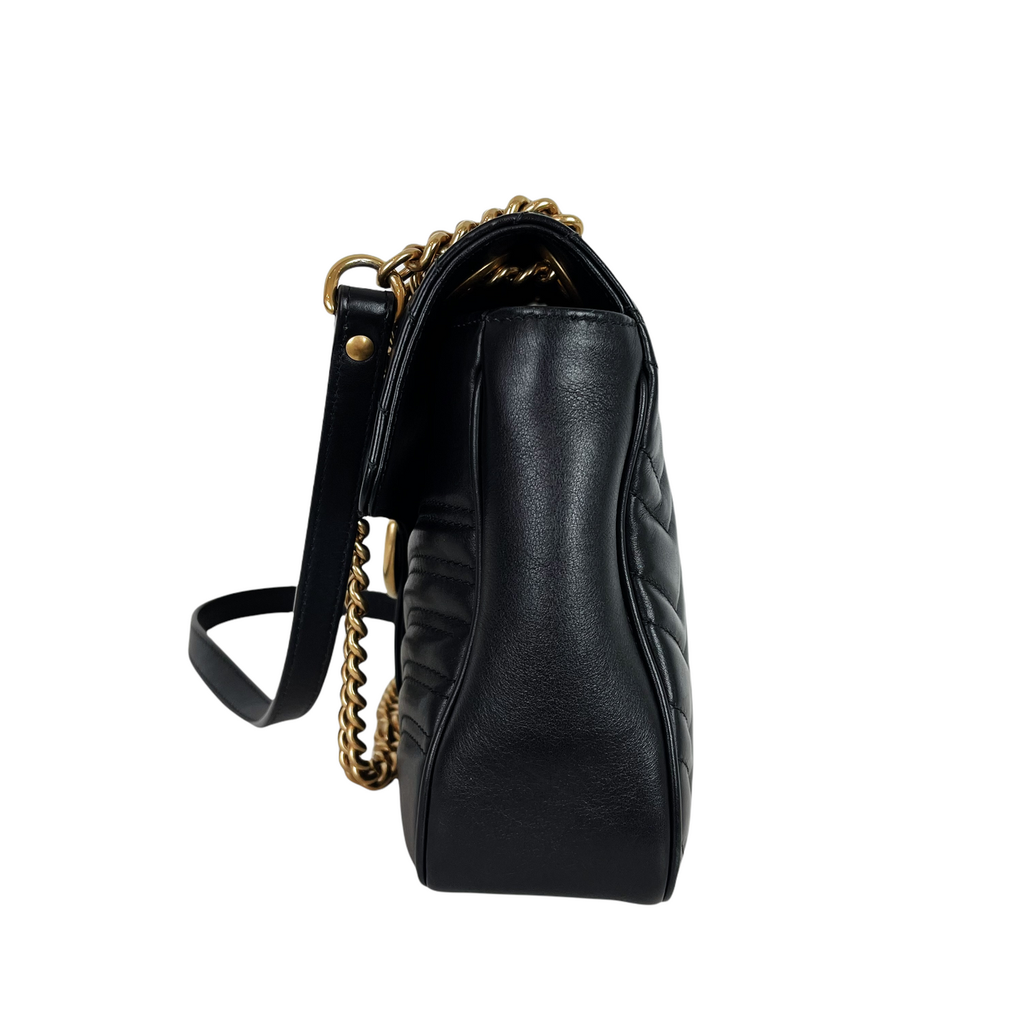 Gucci Chain Leather Shoulder Bag