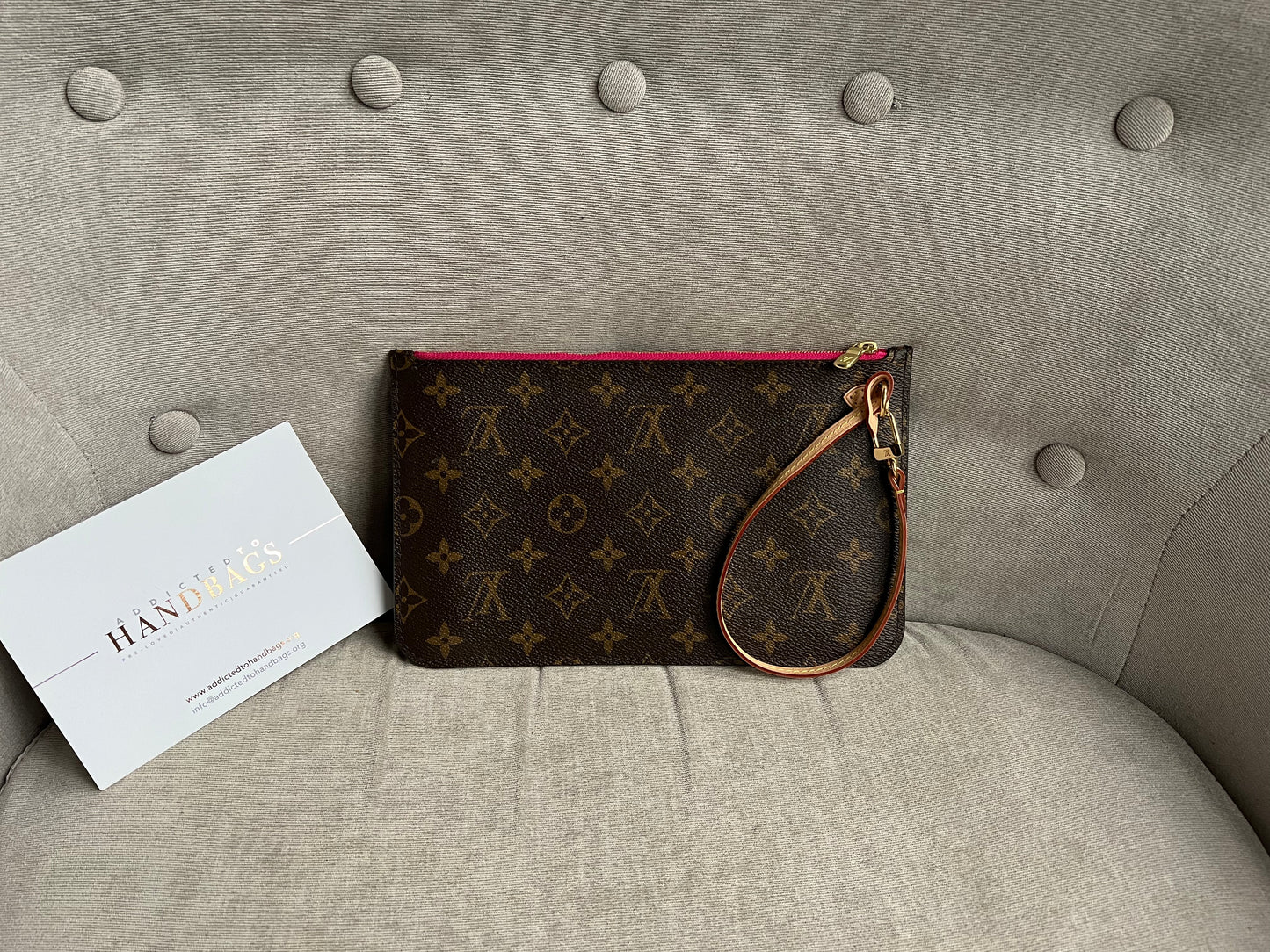 Louis Vuitton Pouch (from Neverfull MM) in Monogram Tote