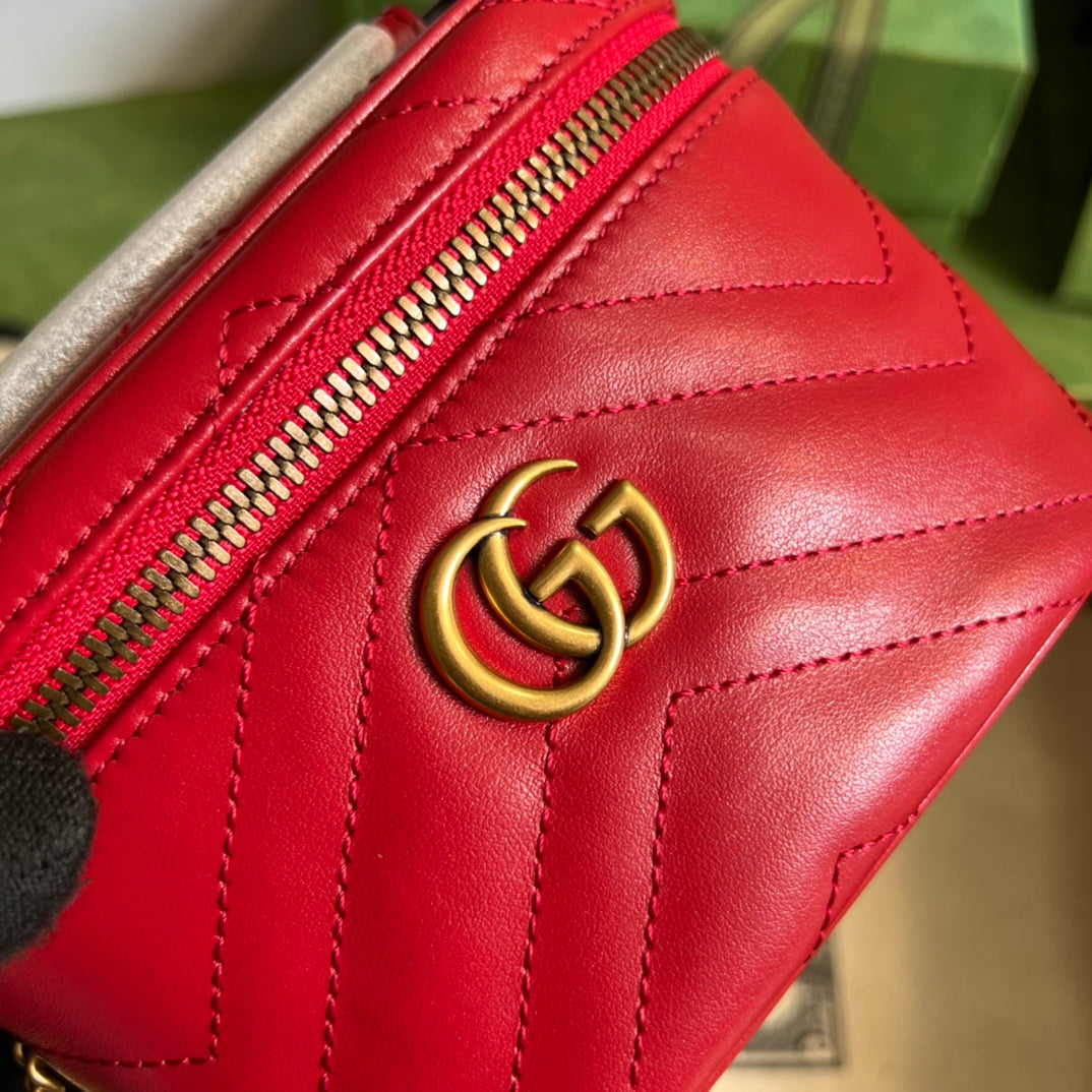 Gucci GG Marmont Leather Monogram Handbag Style 1