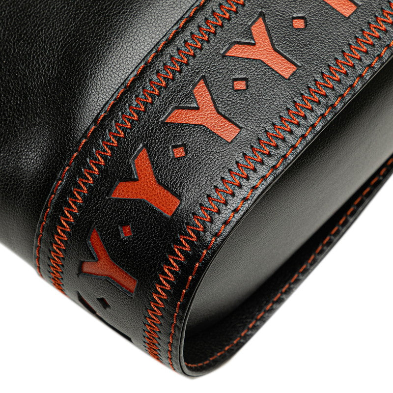 Yves Saint Laurent YSL Cutout Leather Shoulder Bag