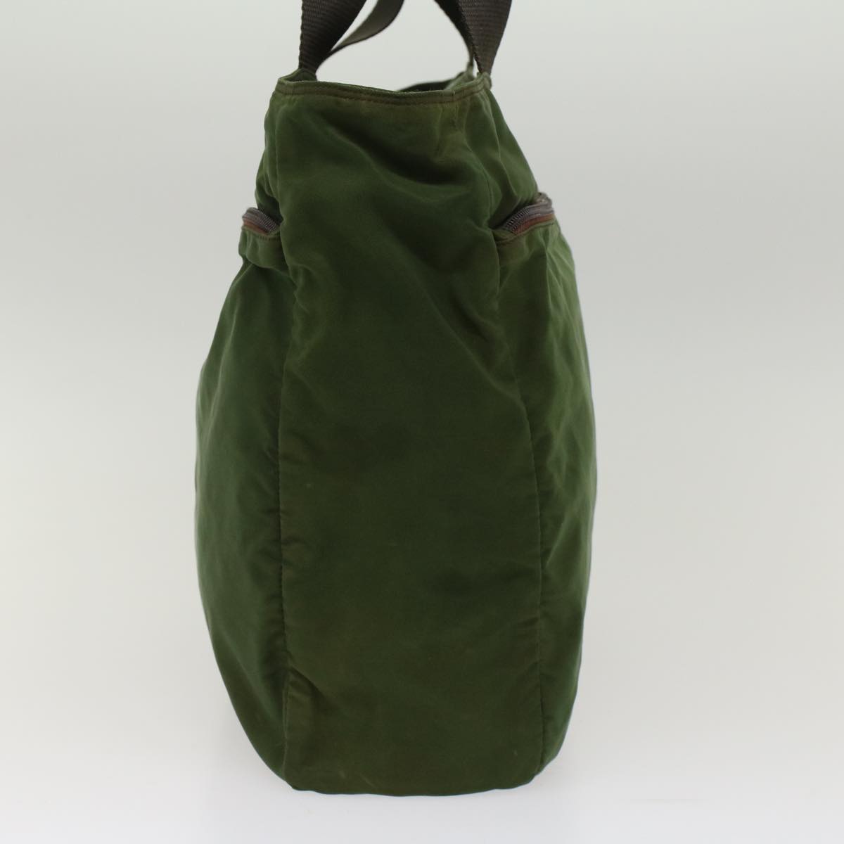 Prada Tote Bag Nylon Khaki