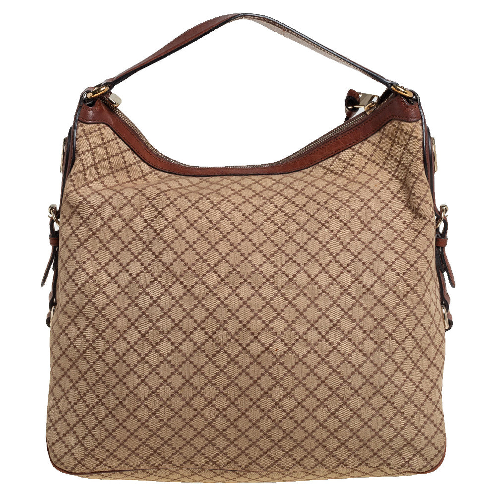 Gucci Leather Canvas Shoulder Bag Style 54