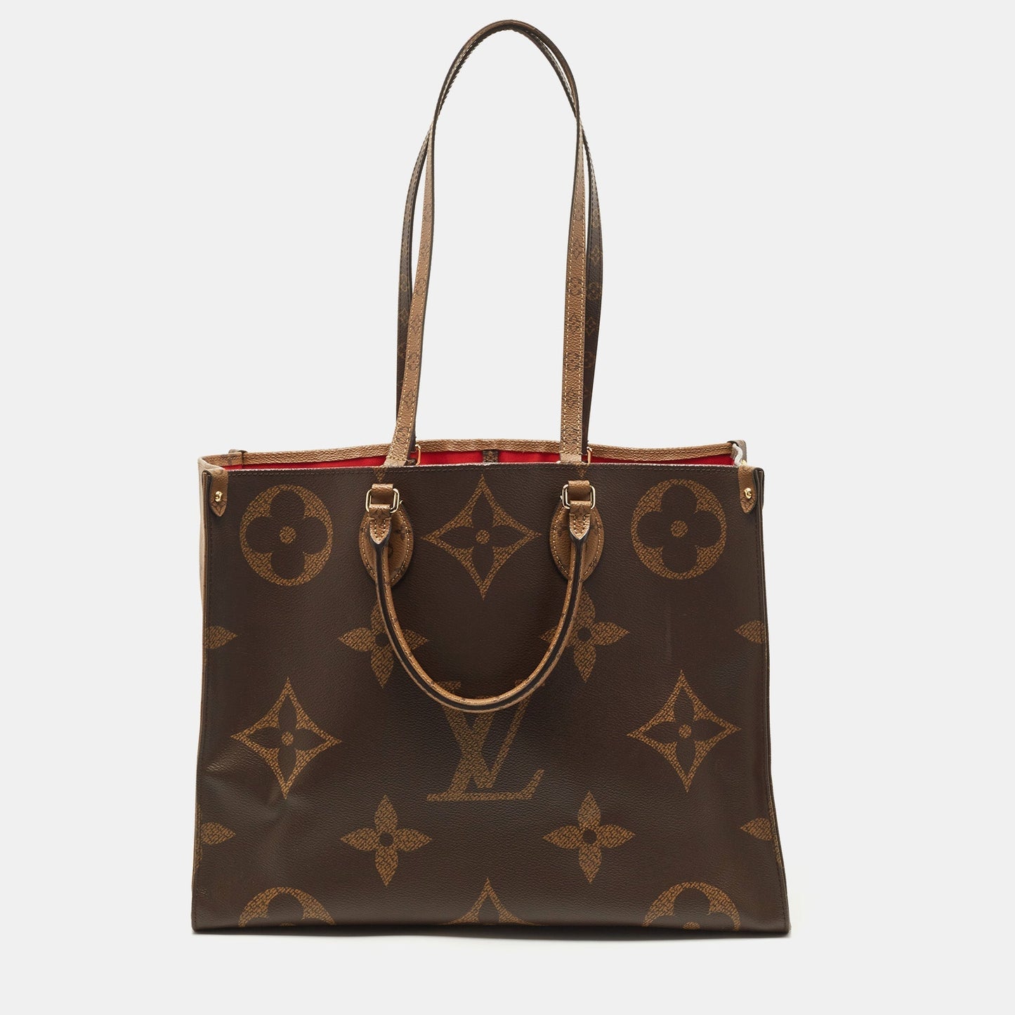 LOUIS VUITTON Monogram Reverse Giant Canvas OnTheGo GM Bag