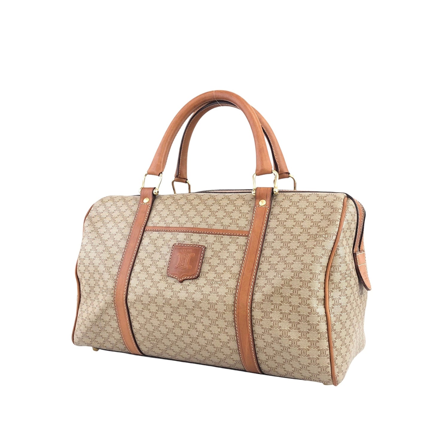 CELINE Handbag Boston bag Beige ud4tv5