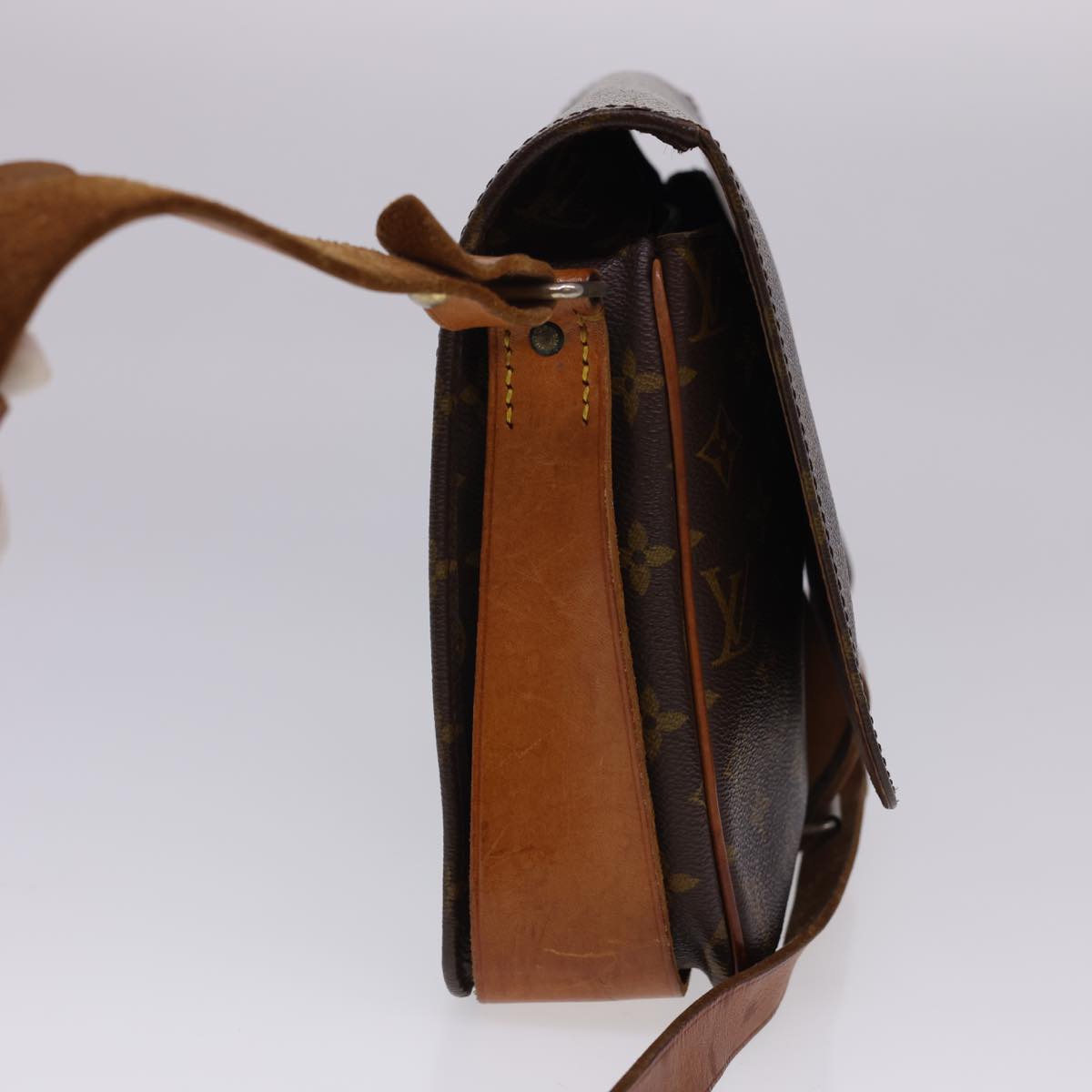 LOUIS VUITTON Monogram Cartouchiere GM Shoulder Bag M51252 rd4696