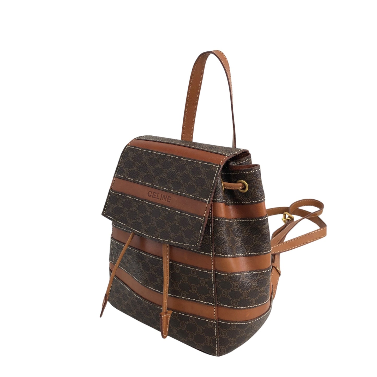 CELINE Macadam Backpack Brown gz2nkr