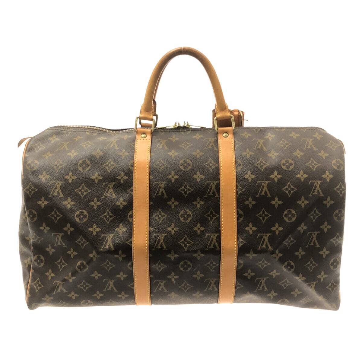 Louis Vuitton Boston Bag Monogram Keepall 50