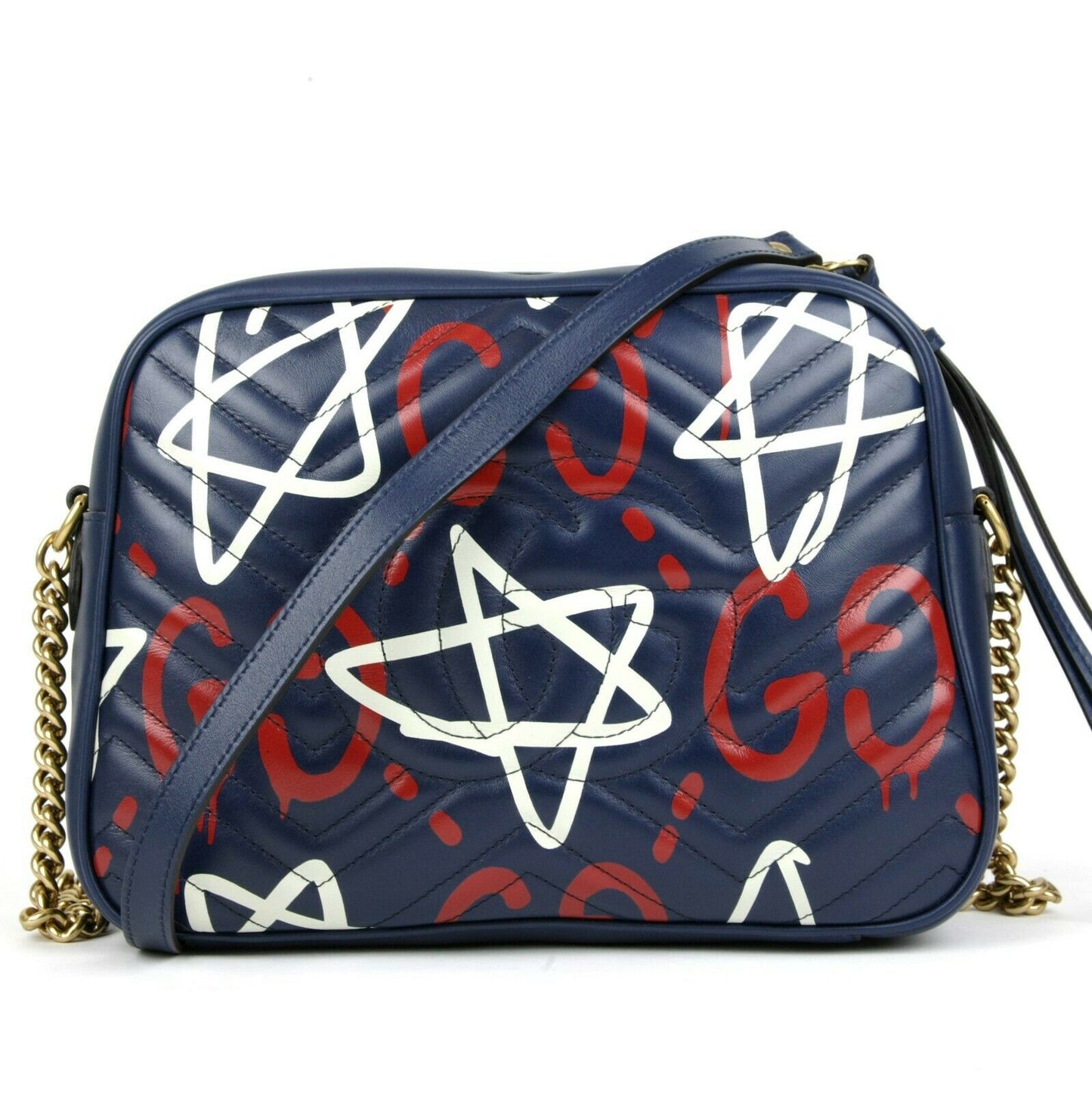 Gucci Chain Leather Shoulder Bag