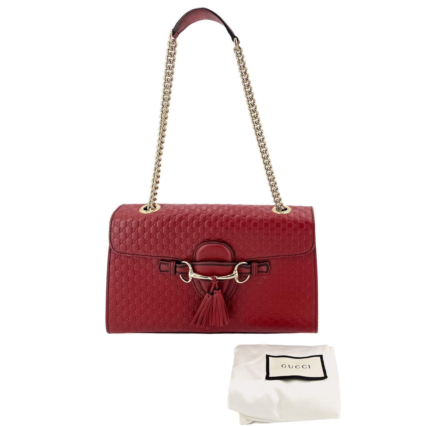 Gucci Chain Leather Shoulder Bag