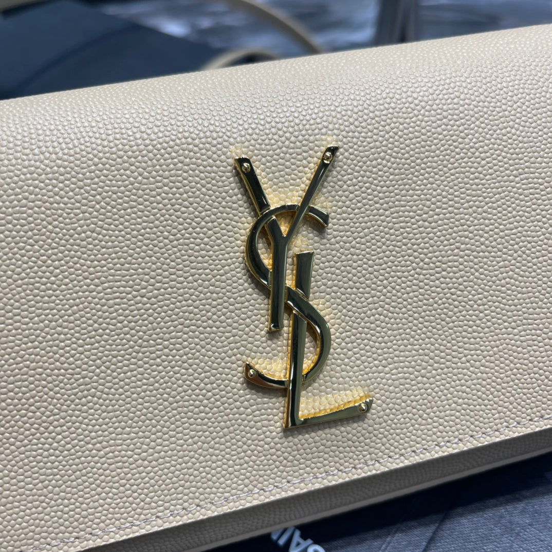 Yves Saint Laurent Kate Belt Bag Grey, Women&#;s Bags 7in/