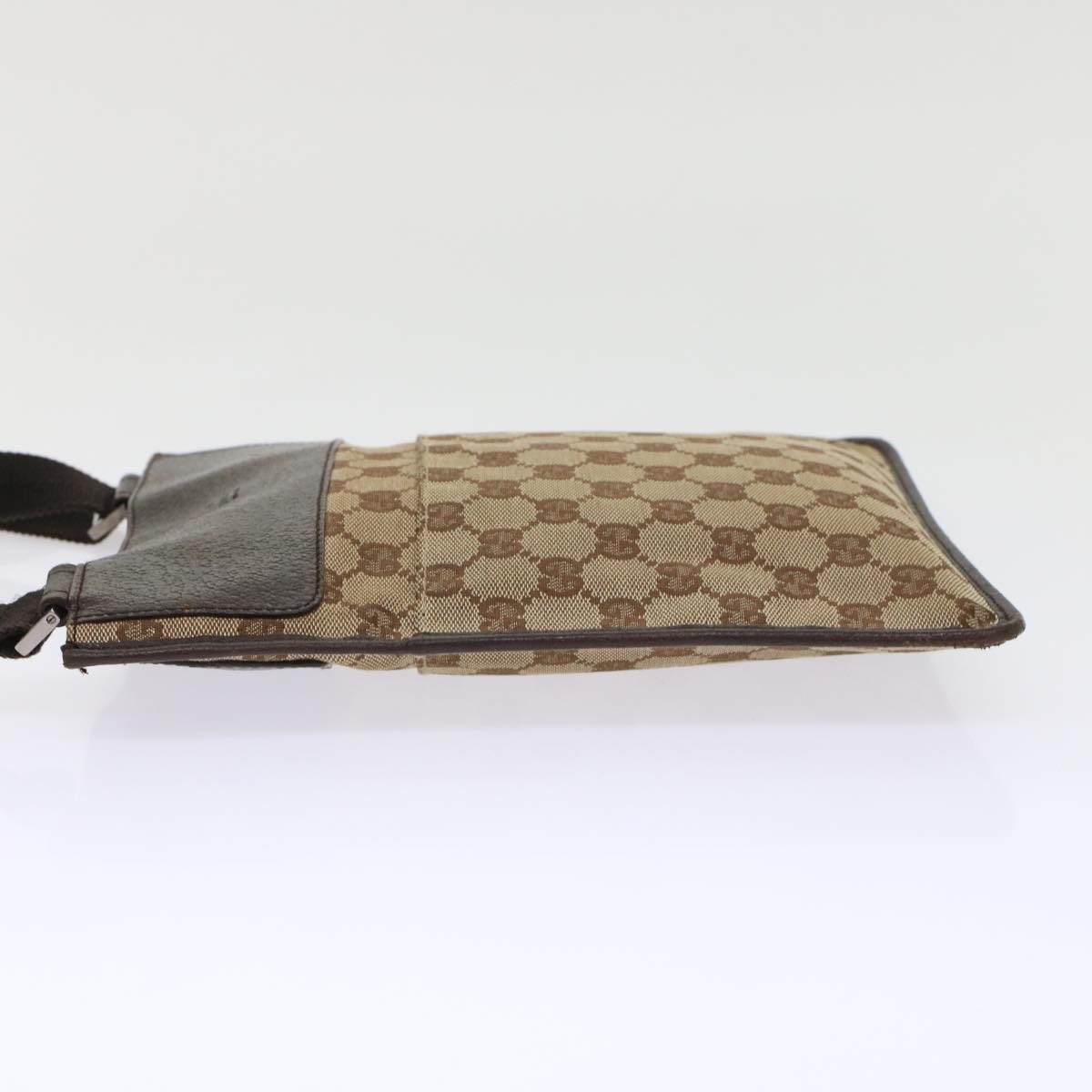 Gucci Leather Canvas Shoulder Bag