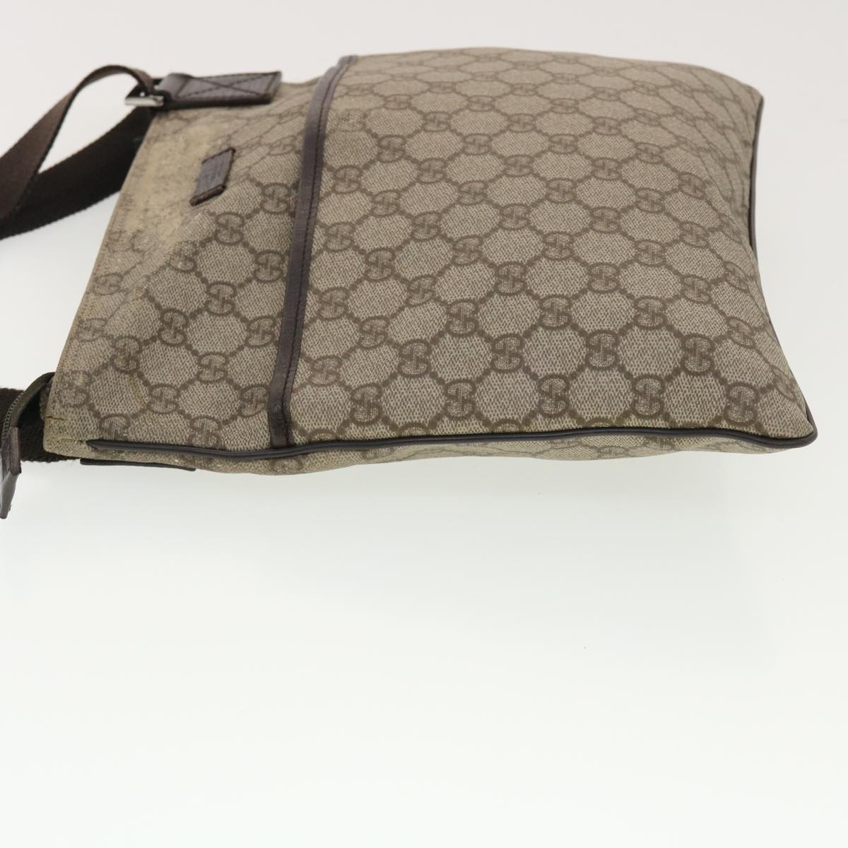 Gucci Leather Canvas Shoulder Bag