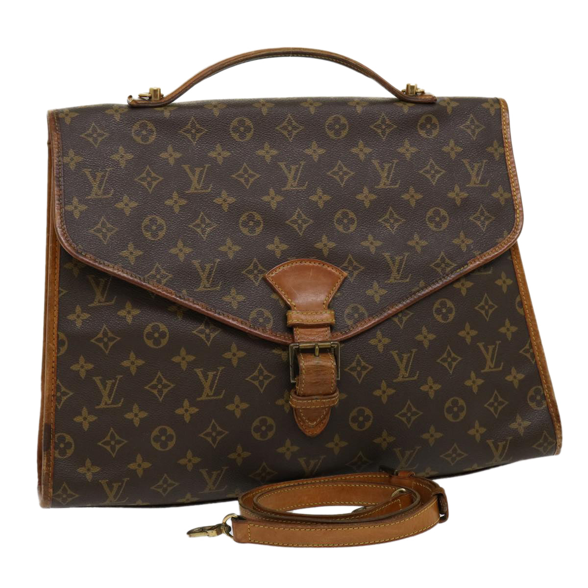 LOUIS VUITTON Monogram Beverly Hand Bag LV Auth tp424