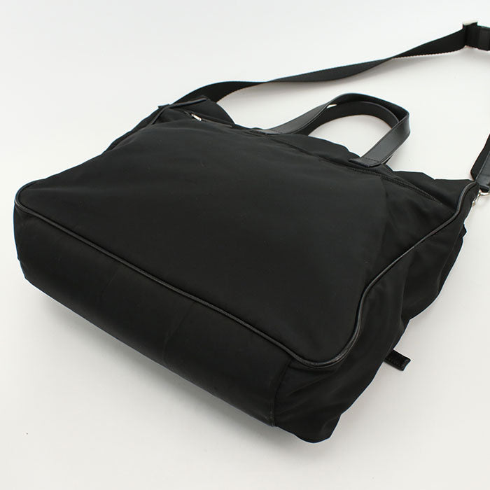 PRADA Tote Bag Nylon black mens