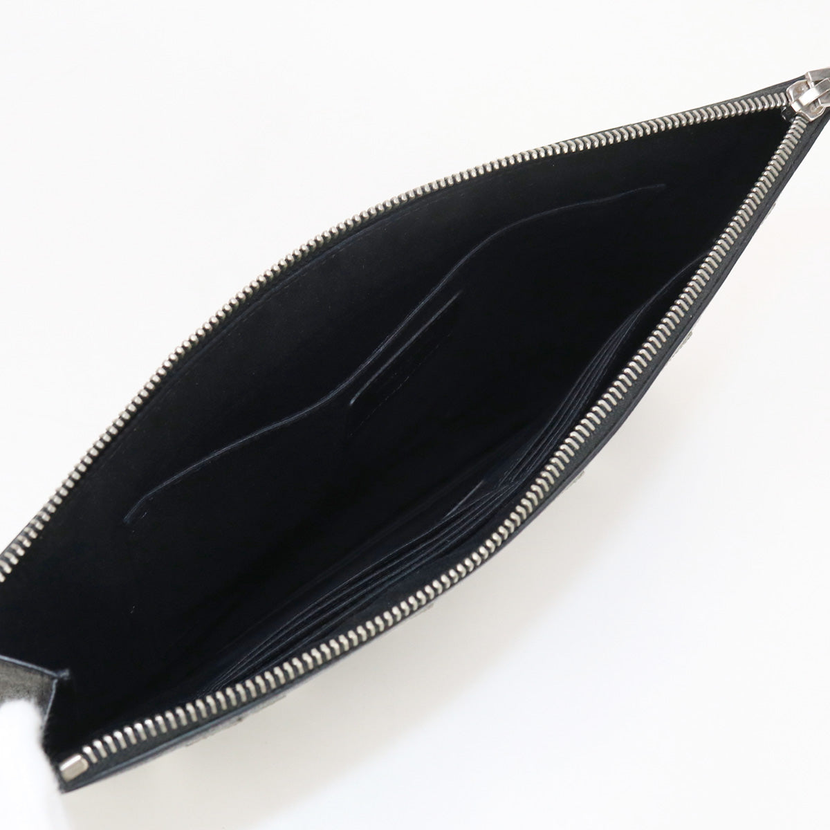 SAINT LAURENT Clutch bag Clutch bag leather black mens