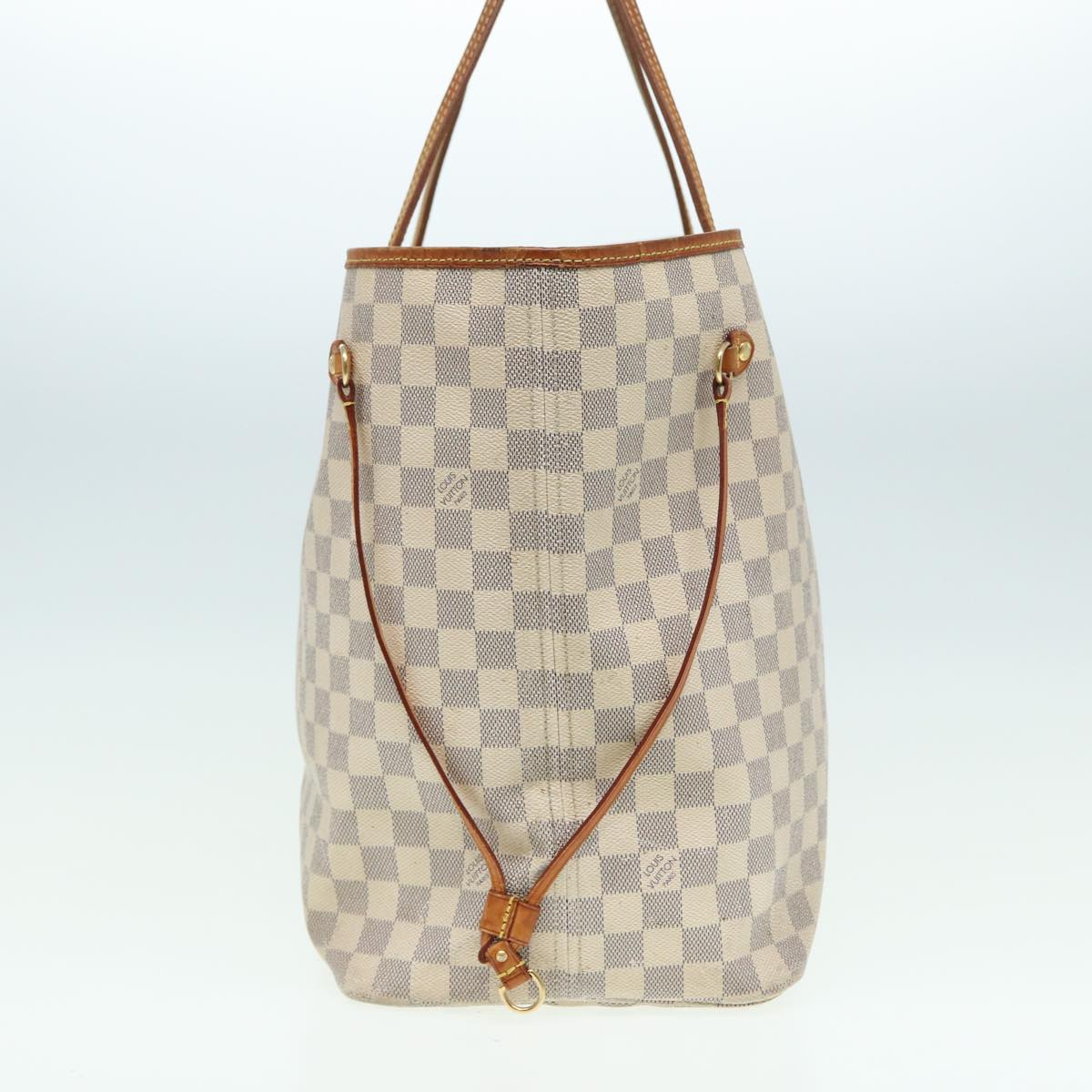 LOUIS VUITTON Damier Azur Neverfull GM Tote Bag N41360 LV Auth yk13830