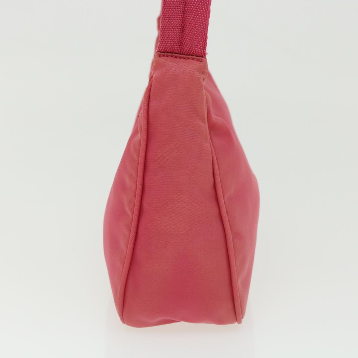 PRADA Hand Bag Nylon Pink Auth