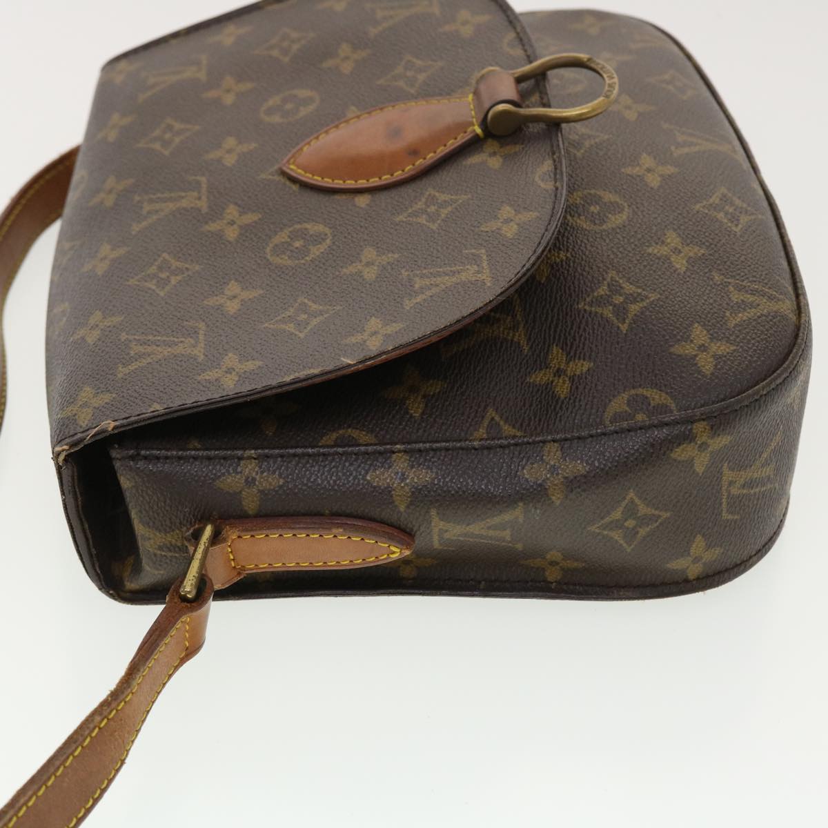 LOUIS VUITTON Monogram Saint Cloud GM Shoulder Bag M51242 LV yk6371