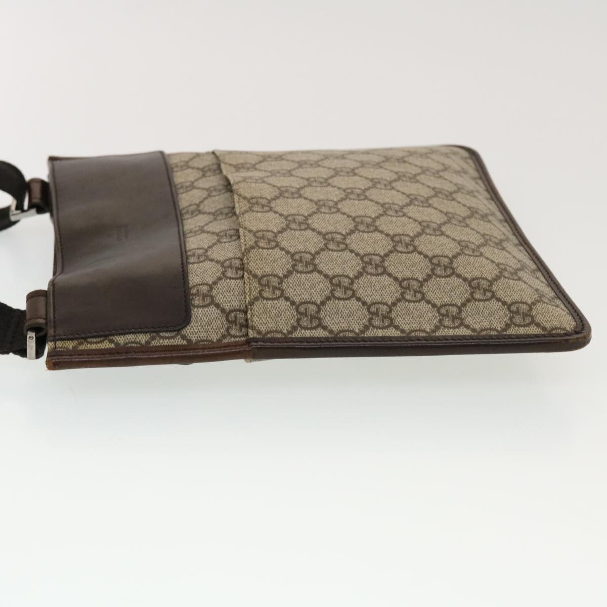 Gucci Leather Canvas Shoulder Bag