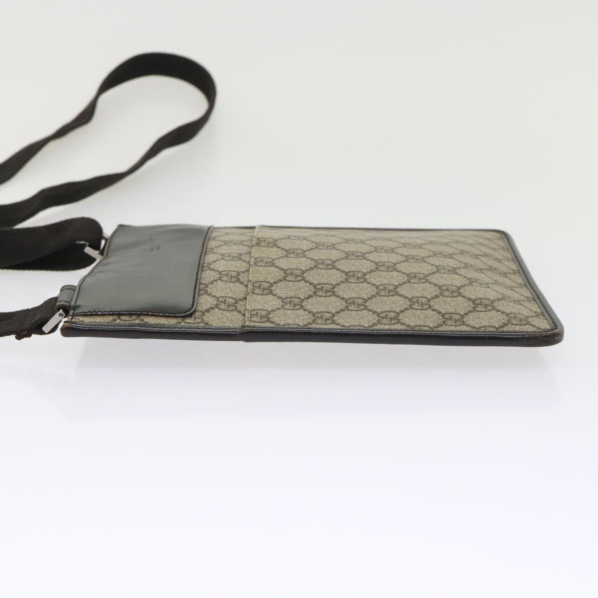Gucci Leather Canvas Shoulder Bag