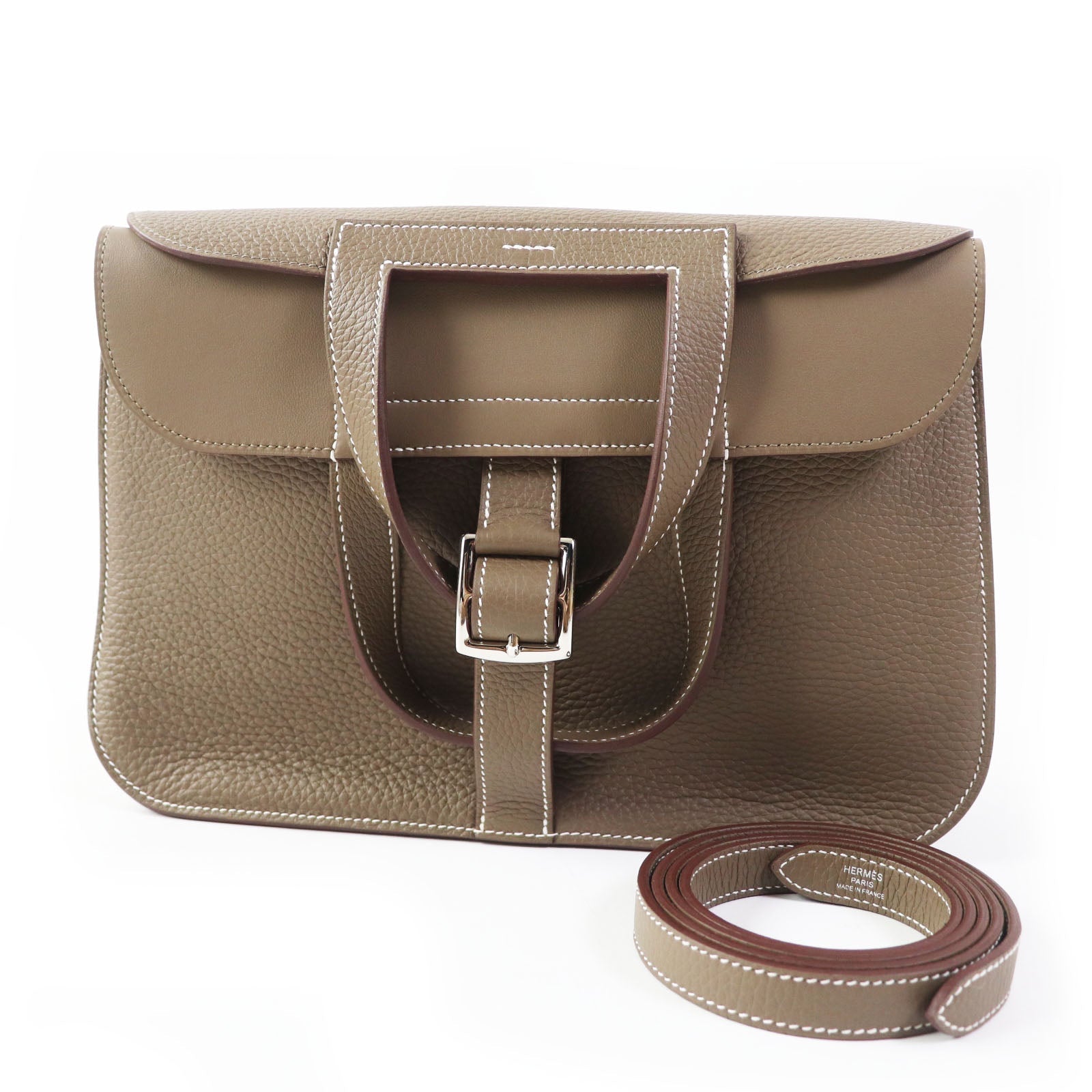 HERMES Shoulder Bag Taurillon Clemence Etope Arzan 31 Women
