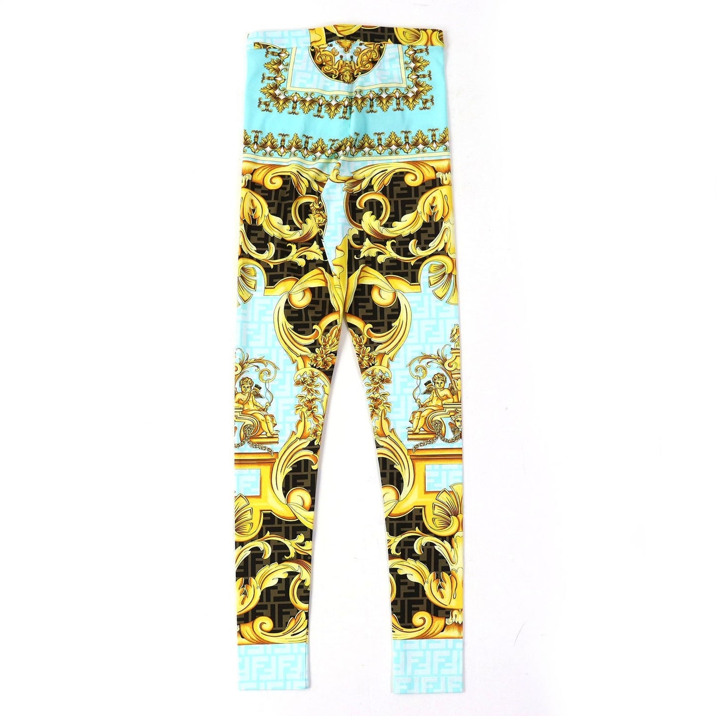 FENDI Other bottoms 1004962 Main: 84% nylon, 16% polyurethane multicolor Women 36