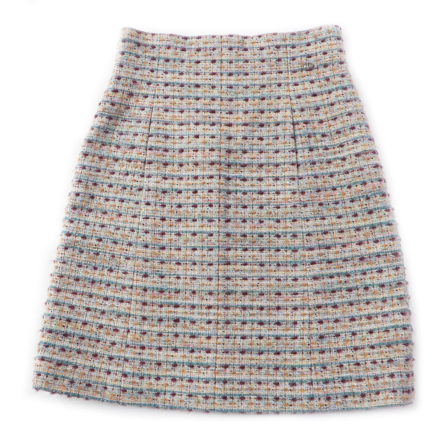 Chanel Wool Tweed Trapezoid Long Skirt Classic Flap Tote