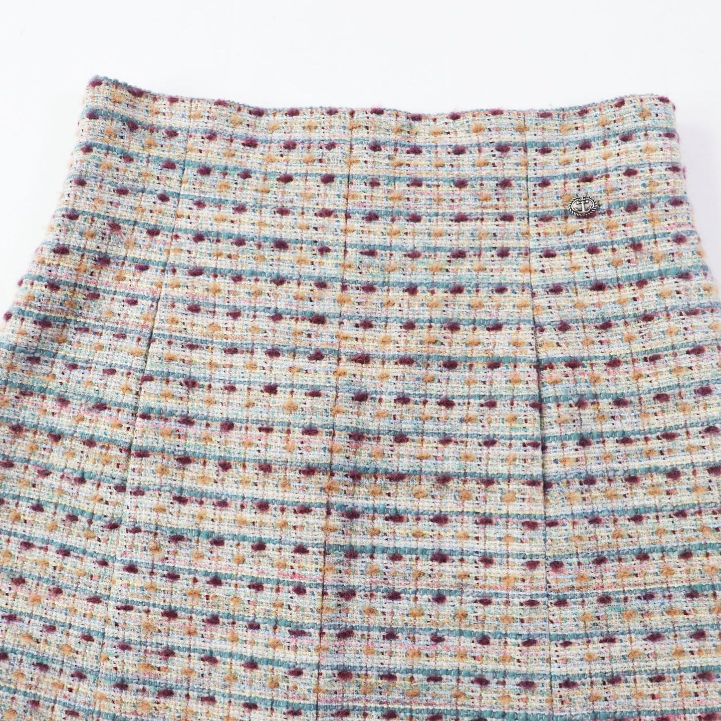 Chanel Wool Tweed Trapezoid Long Skirt Classic Flap Tote