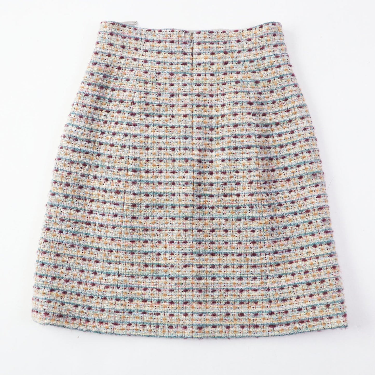 Chanel Wool Tweed Trapezoid Long Skirt Classic Flap Tote