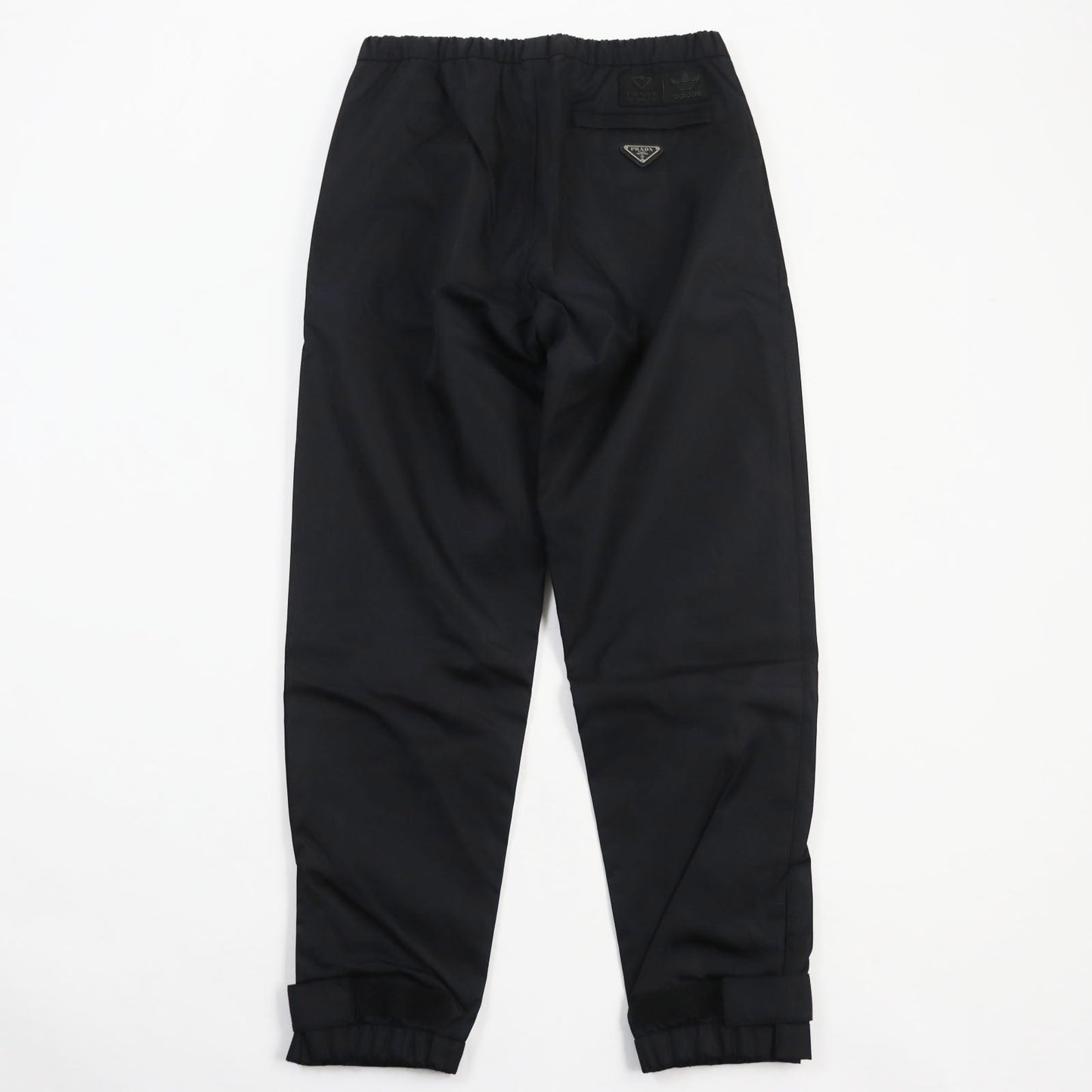 PRADA Pants SPH55 Outer: 100% recycled polyamide, Lining: 100% polyester, Partially: cowhide black Re Bylon triangle logo track pants mens M