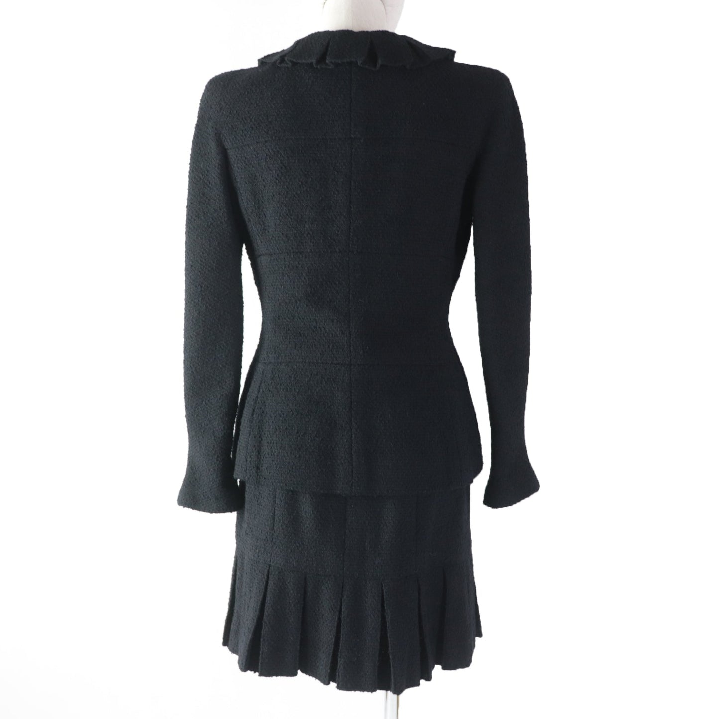 Chanel COCO Mark Tweed Jacket & Skirt Set Classic Flap Tote