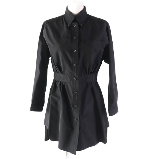 PRADA Long sleeve shirt APD1 Main: 100% silk black Women 38S