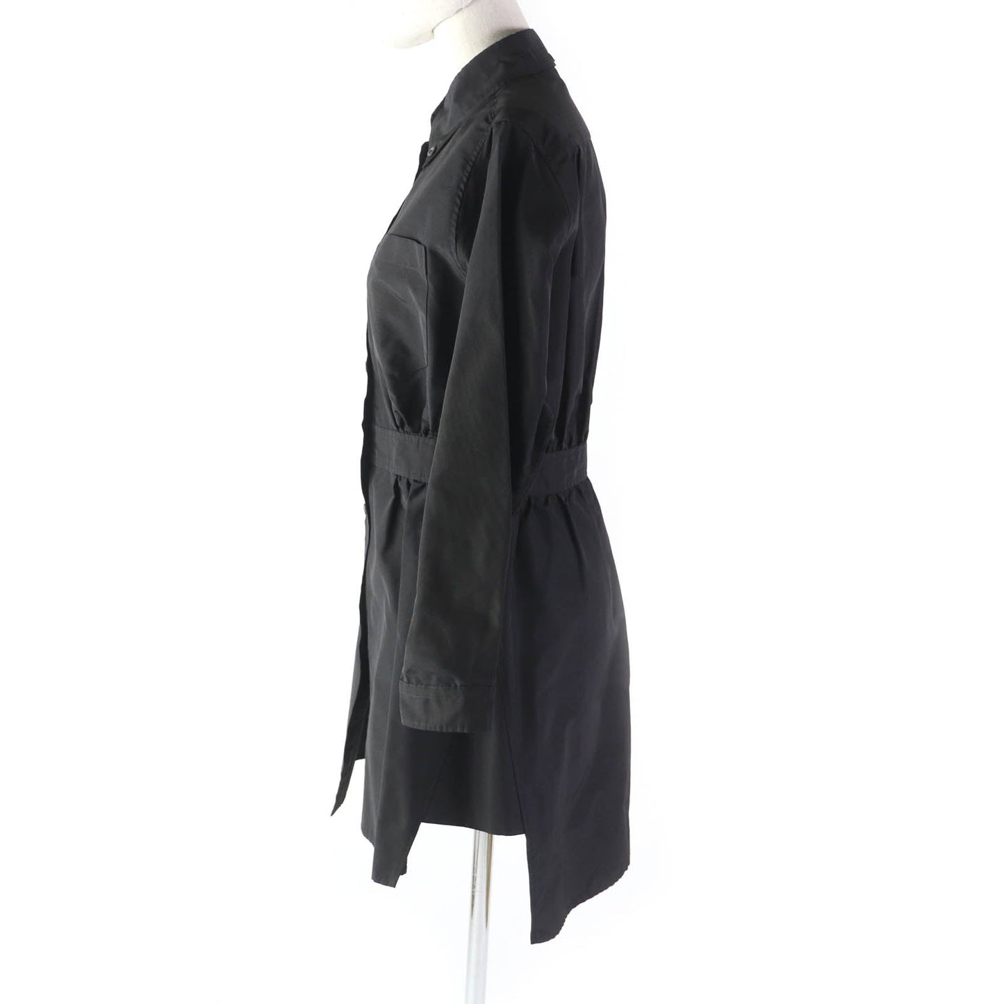 PRADA Long sleeve shirt APD1 Main: 100% silk black Women 38S