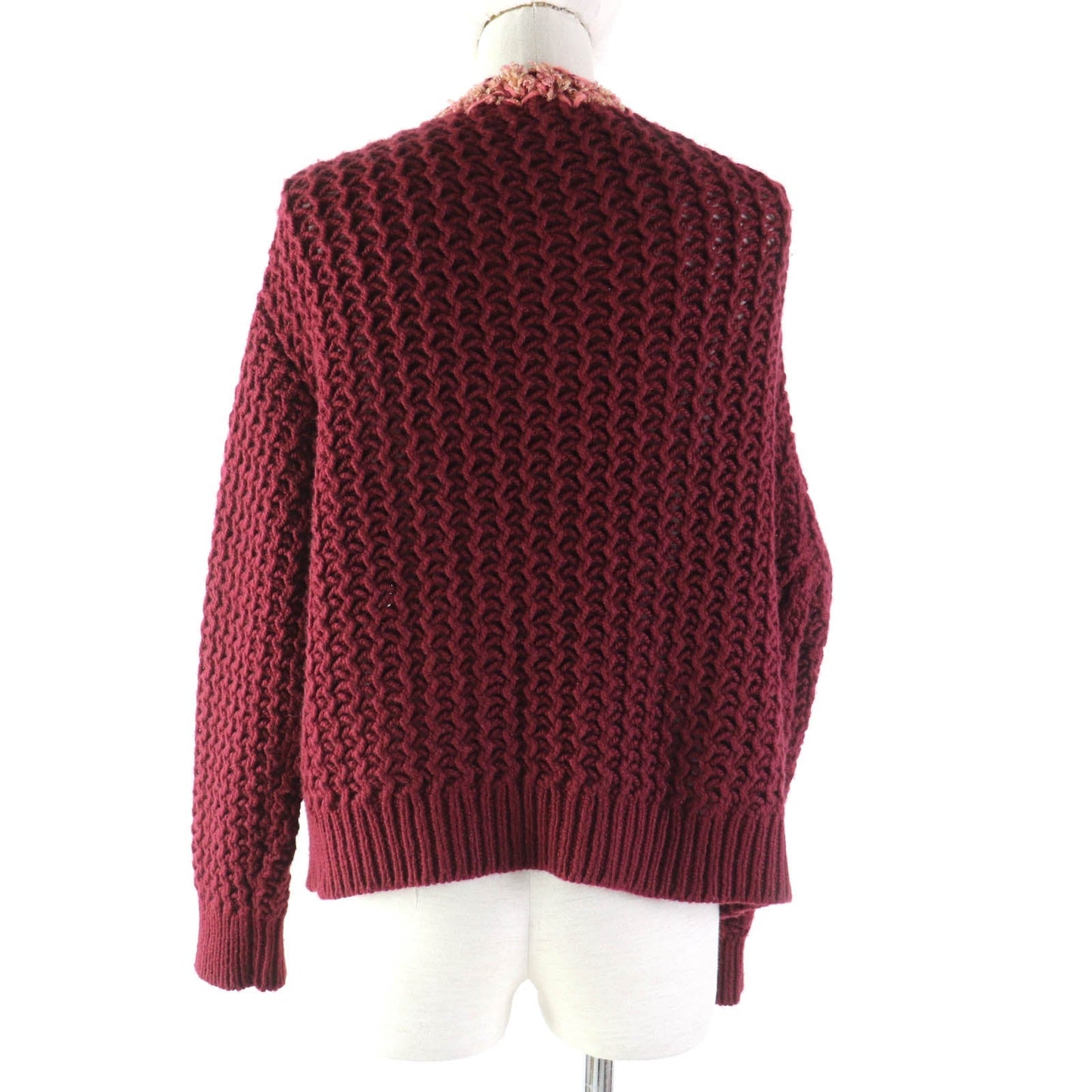 Chanel Cashmere Wool COCO Mark Knit Cardigan Classic Flap Tote