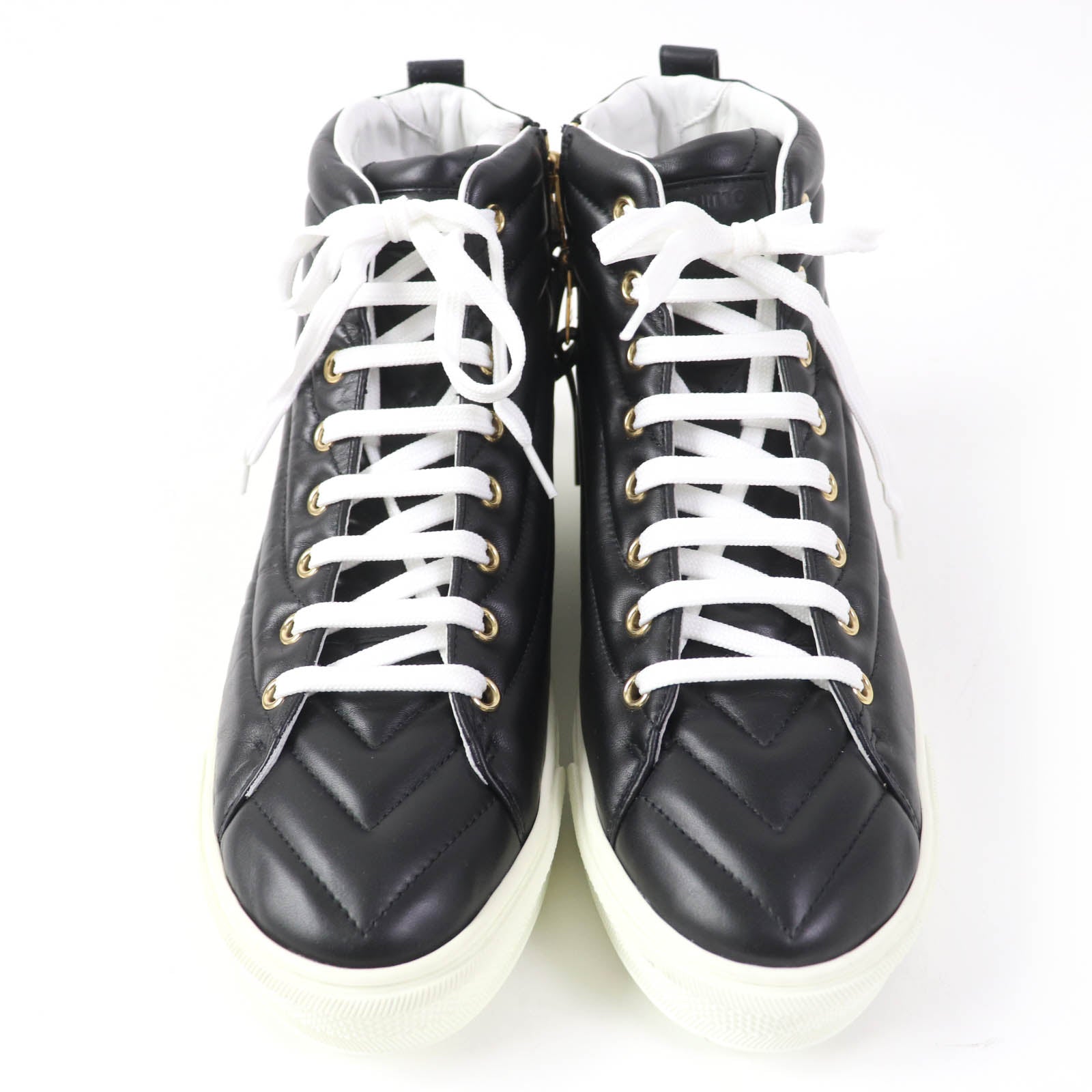LOUIS VUITTON High cut sneakers Main: Leather black Stellar Line Women 37