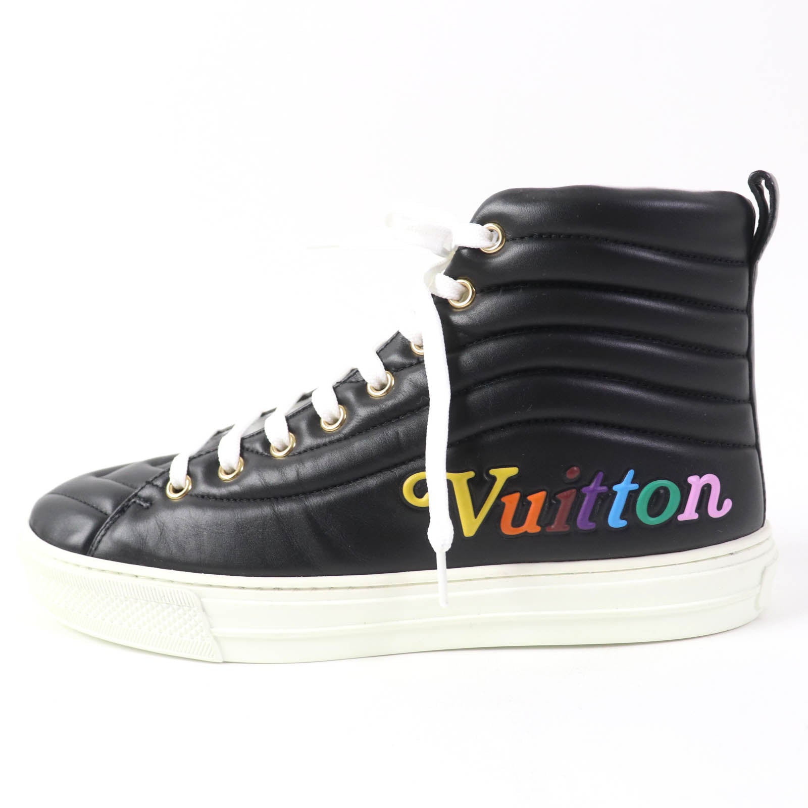 LOUIS VUITTON High cut sneakers Main: Leather black Stellar Line Women 37
