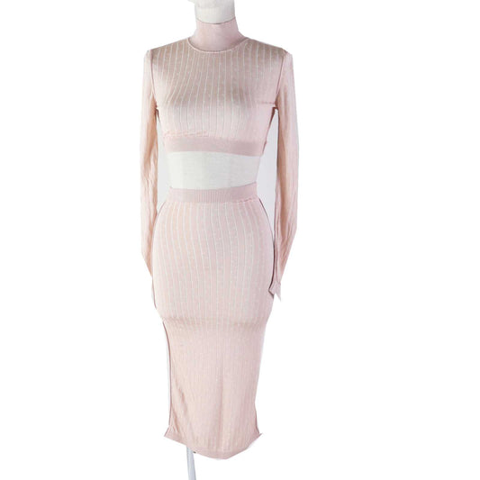 FENDI setup FZX834/FZQ689 Rayon Light pink 36