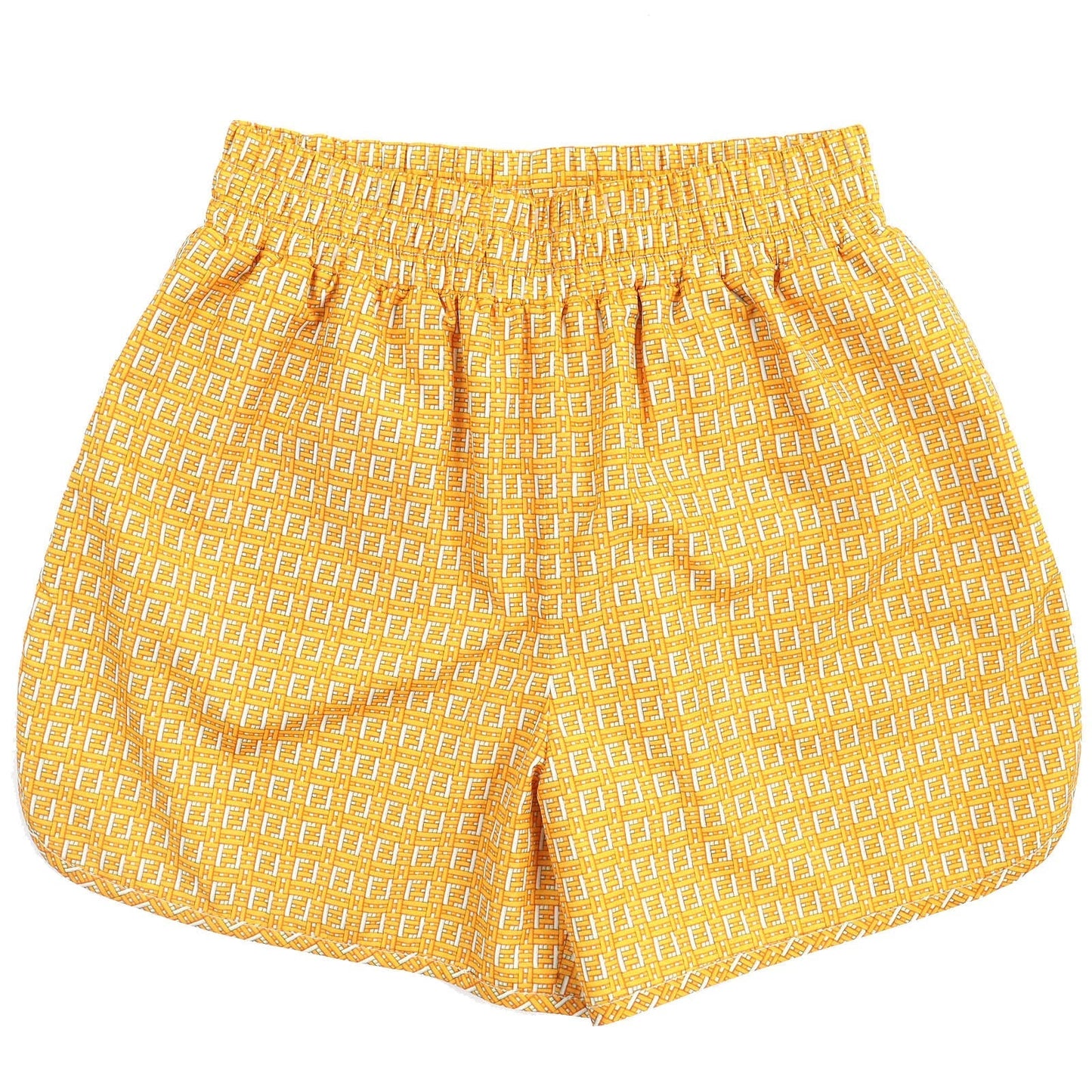 FENDI Shorts FAB230 Outer: 100% polyester, Lining: 100% polyester Yellow type mens XS