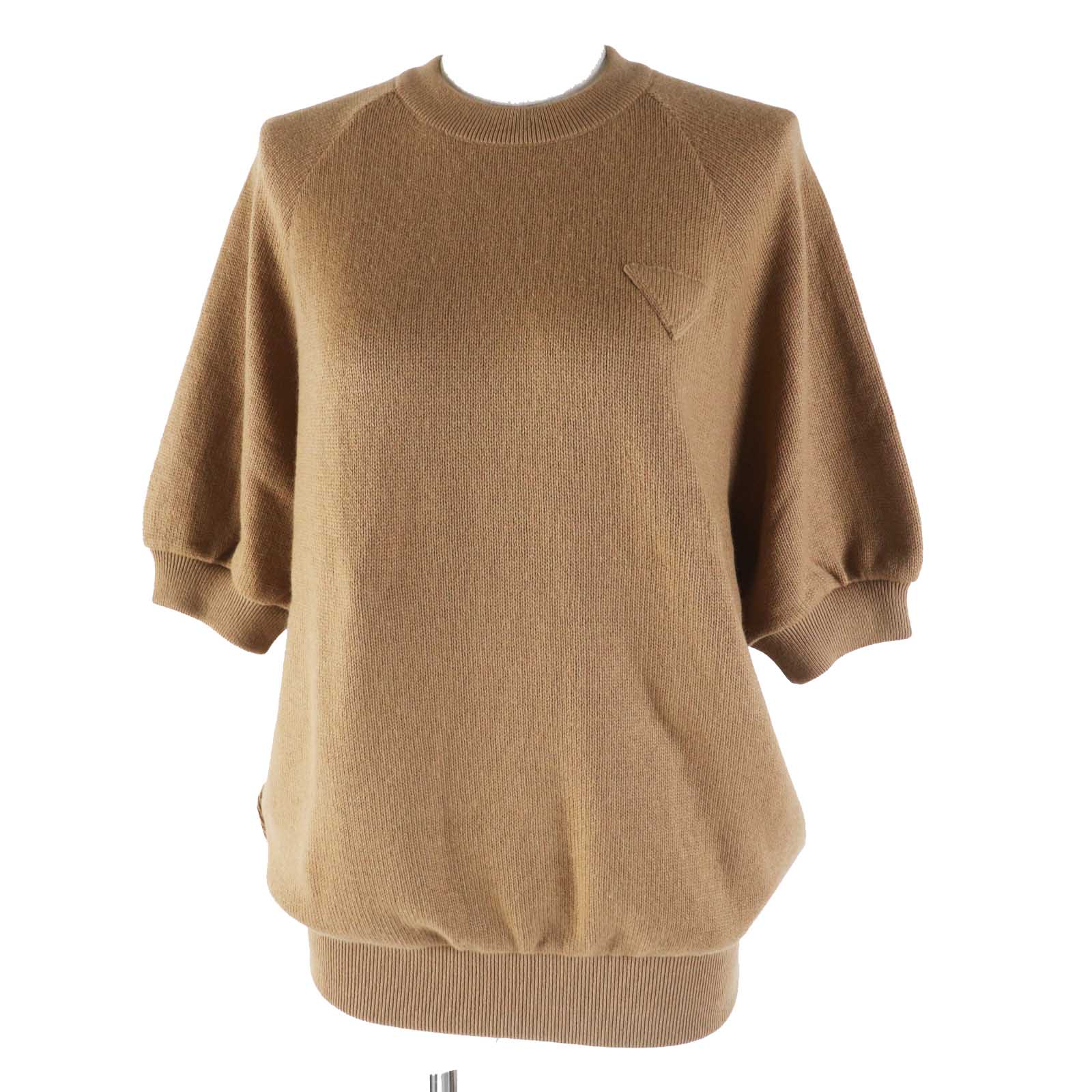 PRADA Short sleeve knit P24Z0L Main: 100% cashmere Brown Women 36