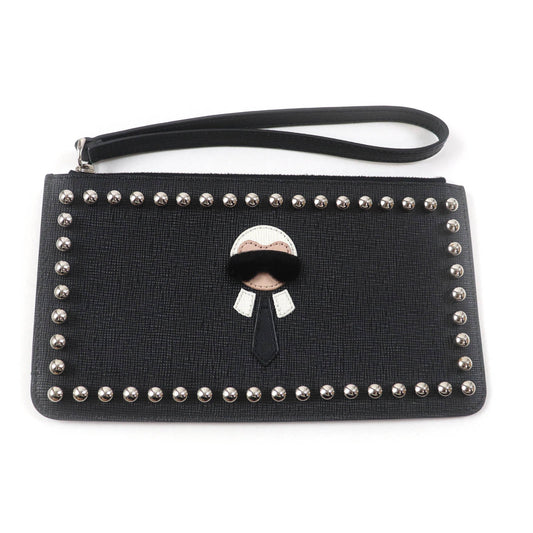 FENDI Pouch 8M0341 Main: Leather black Karito Women