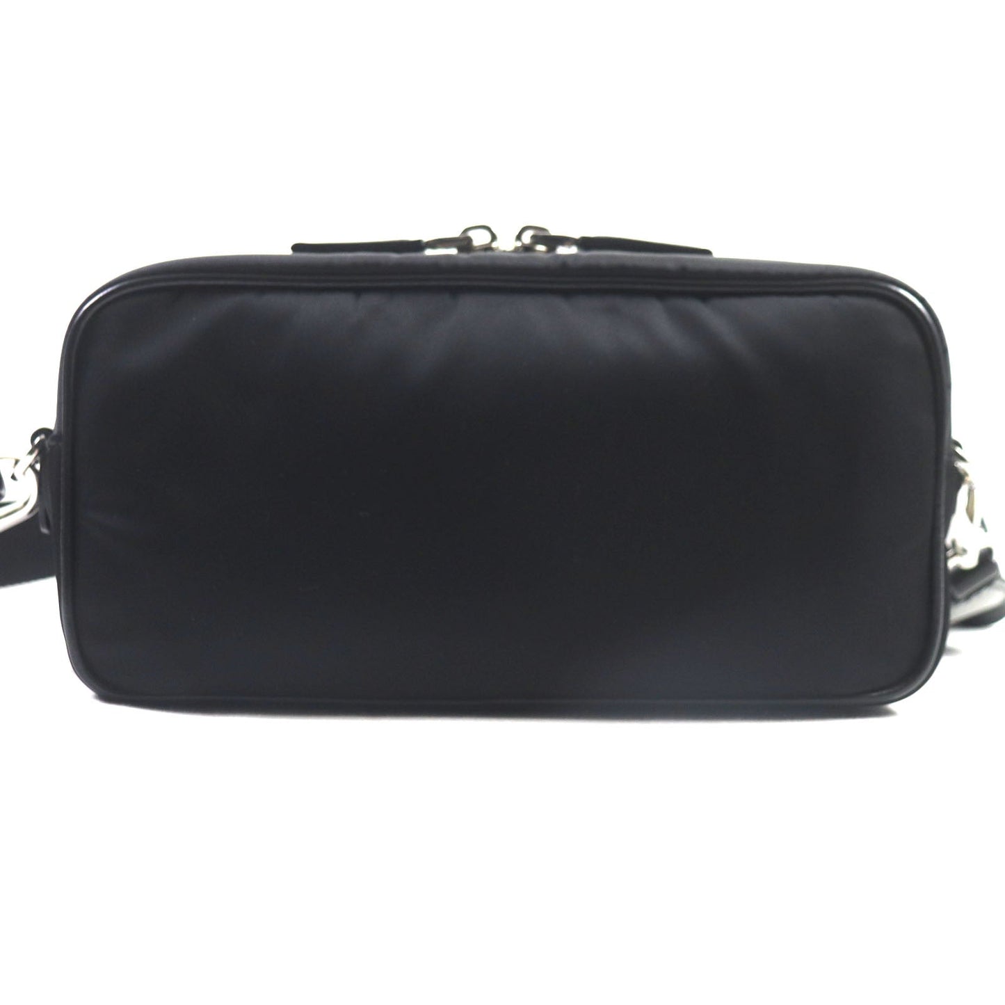 PRADA Shoulder Bag Main: Nylon, Part: Leather black mens
