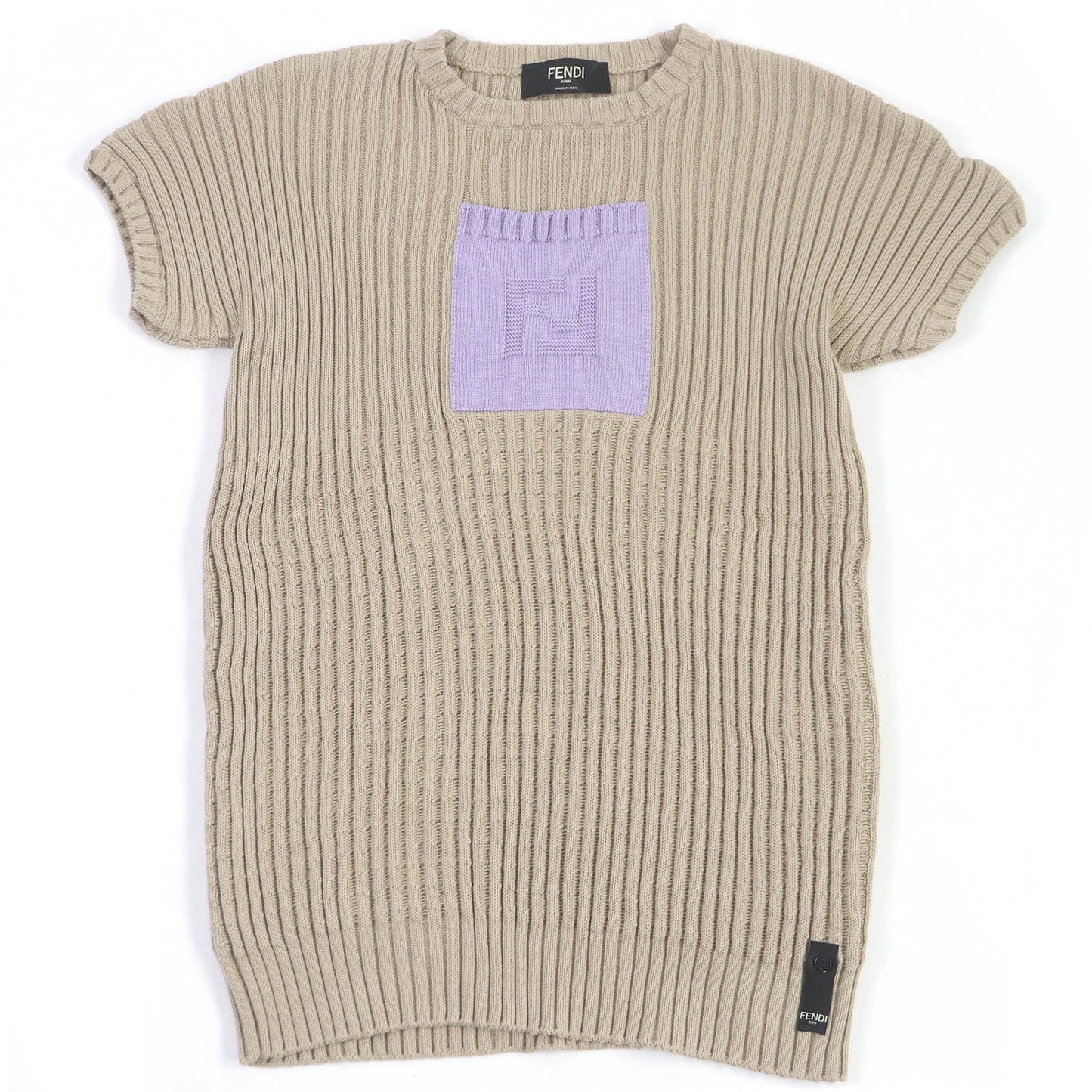 FENDI sweater FZX016 Main: 85% cotton, Main: 15% cashmere beige mens 48