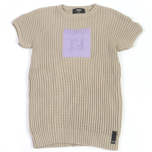 FENDI sweater FZX016 Main: 85% cotton, Main: 15% cashmere beige mens 48