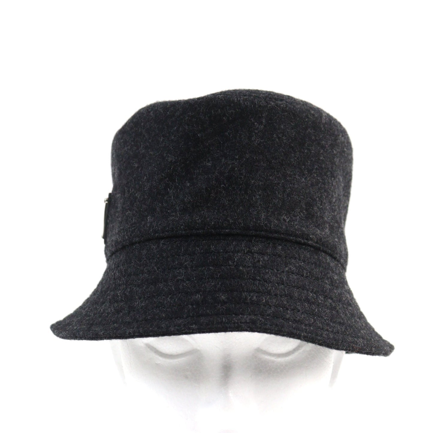 PRADA hat 2HC137 Outer: 100% wool, Lining: 100% cotton Dark gray mens M