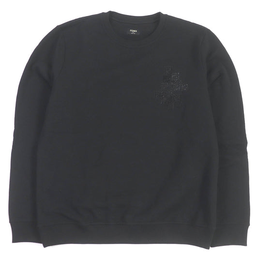 FENDI sweat FY0178 Main: 100% cotton, Part: 99% cotton, Part: 1% polyurethane black mens XL