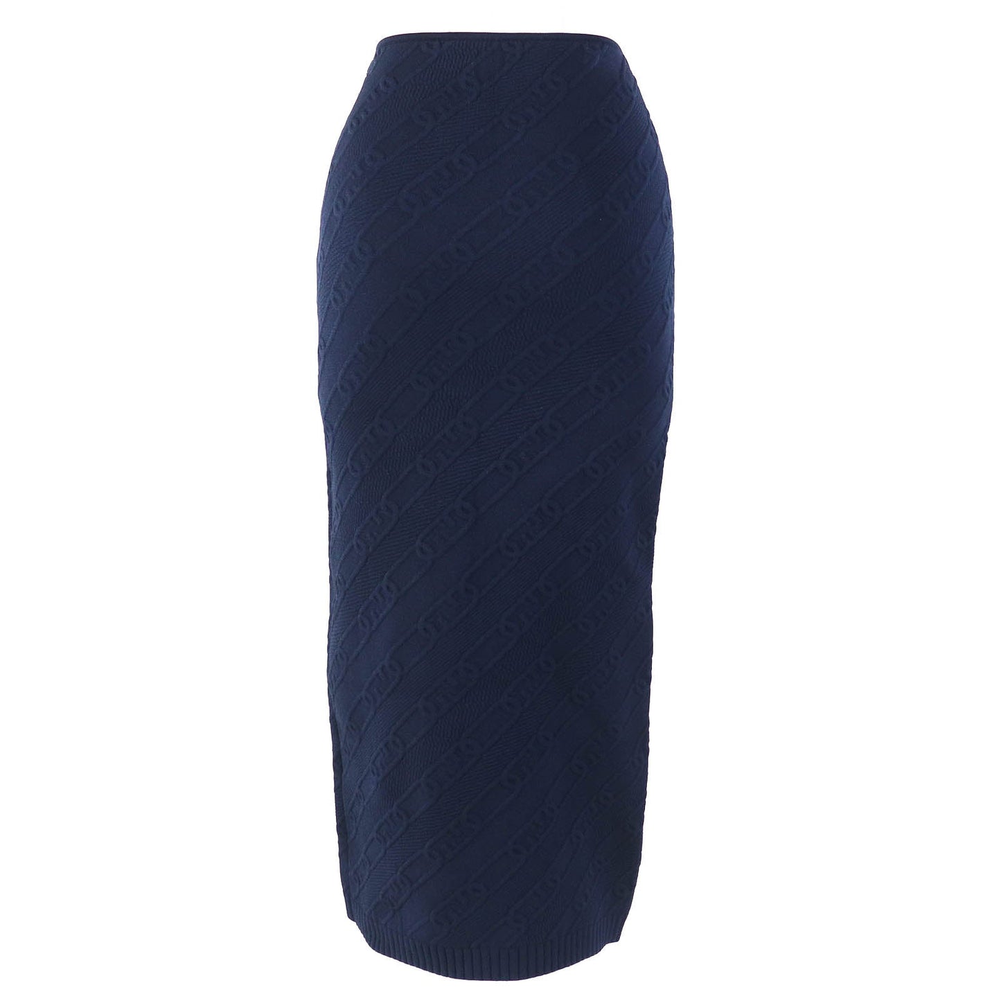 FENDI Long skirt FZQ677 Main: 51% rayon, 31% polypropylene, 11% nylon, 5% polyester, 2% polyurethane Navy Women 40