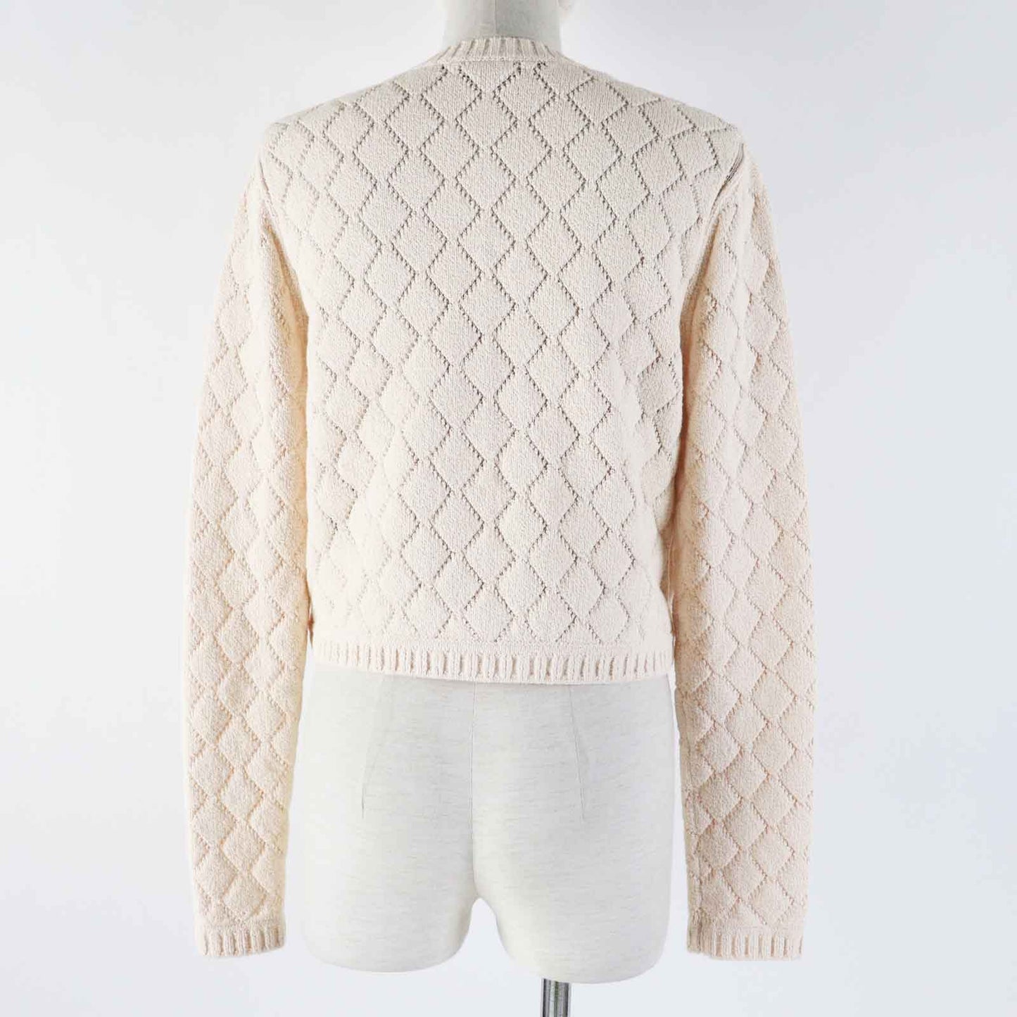 Chanel Cotton Polyamide Cardigan Classic Flap Tote